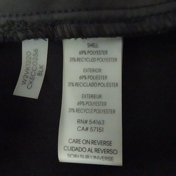 Calvin Klein Wide Leg Pants Women's Plus Size 3X Black Elastic Waist Work Career - Picture 10 of 11